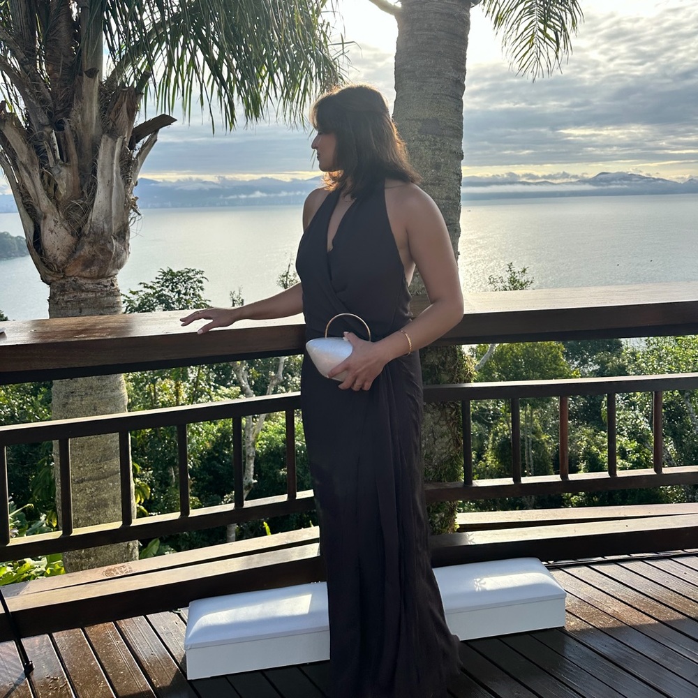 Bec & Bridge Elegant Black Wedding Dress